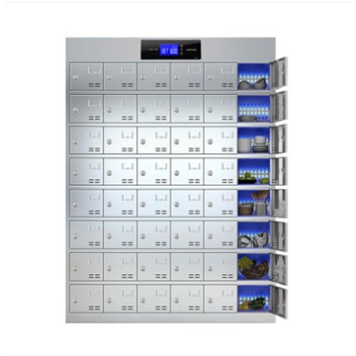 中偉（ZHONGWEI）ZW-XDG050 消毒柜 不銹鋼員工消毒碗柜食堂餐具柜紫外線臭氧儲(chǔ)物柜 50門紫外線消毒